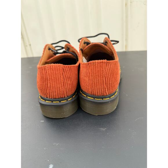 Dr. Martens 1461 Orange Corduroy Shoes Men’s Size 9